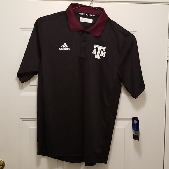Texas a&m adidas polo Clearance